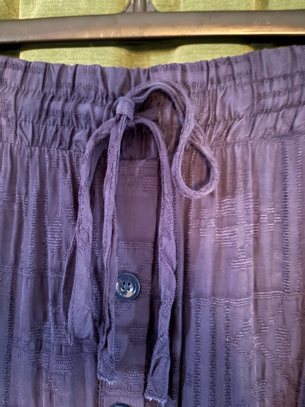 Maeve Tiered Button-Front Maxi Skirt in Deep navy - Picture 2 of 6